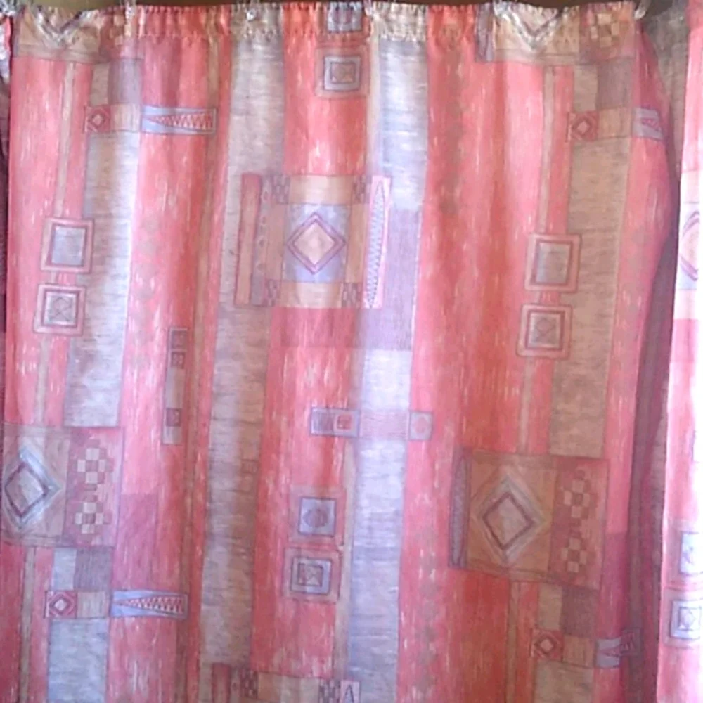 Fabric shower curtain bathroom bath